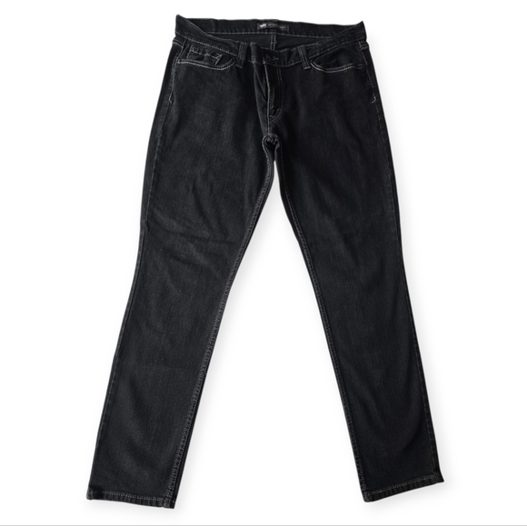 Levi's 524 Too Superlow Black Sninny‎ Jeans Size 15M - Picture 2 of 10